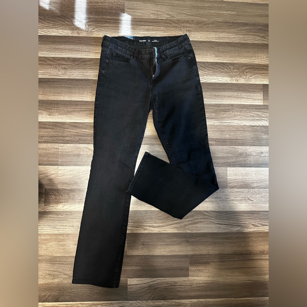 Black old navy bootcut jeans